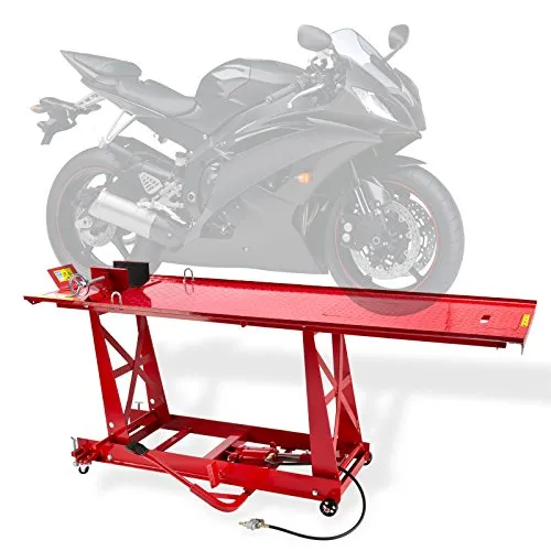 Motorradhebebühne 450kg Pneumatisch