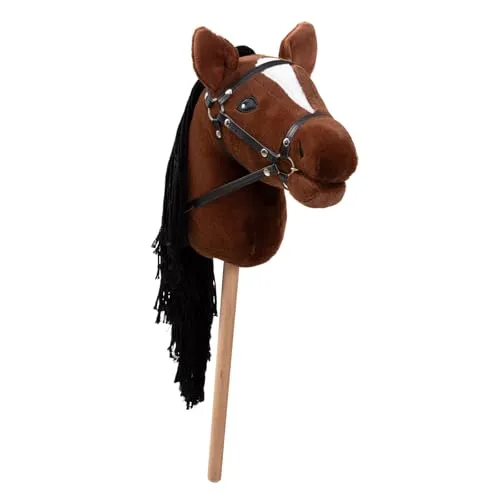 Ella & Piet® Hobby Horse Pferd Tornado mit Trense und Aufbewahrungsbeutel - Erlebe den Trendsport mit dem liebevoll gestalteten Hobby Horse Tornado. Inklusive praktischem Aufbewahrungsbeutel, ideal für den Transport. Handlicher Holzstab für dynamisches Training und authentisches Spielvergnügen.