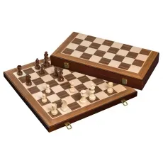 Schachkassette - Turniergröße - Feld 55 mm - Gesellschaftsspiel für Schachliebhaber, ideal für Turniere und Zuhause mit hochwertiger Verarbeitung und robustem Design.