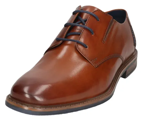 bugatti Schnürschuh Business Schuh - Eleganter Anzugschuh mit Wechselfußbett in Braun, Größe 44 EU - Herren-Halbschuhe, eleganter Business Schuh mit gepolstertem Wechselfußbett für optimalen Tragekomfort und stilvolles Auftreten.