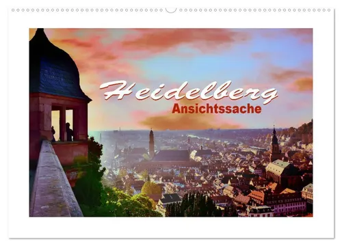 Thomas Bartruff | Heidelberg - Wandkalender 2026 DIN A2 - Erleben Sie Heidelberg mit diesem hochwertigen Wandkalender 2026. Ideal für Kunstliebhaber und Reisende, bietet er 14 beeindruckende Motive der romantischen Großstadt.
