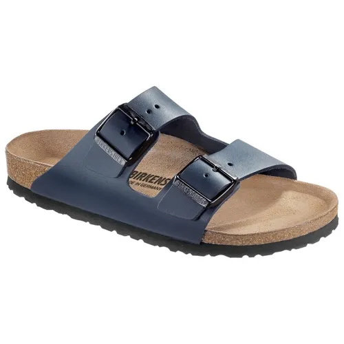 Birkenstock Arizona Naturleder Sandale normal blue - 47 - Wanderschuhe mit anatomisch geformtem Fußbett aus Kork und Latex, ideal für hohen Tragekomfort und Unterstützung beim Gehen.