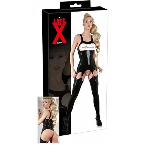 The Latex Collection Damen 29006531061 strumpfhalter, Schwarz (Nero 001), No Aplica (Herstellergröße: XX-Large)