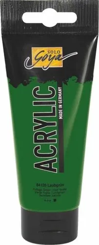SOLO GOYA ACRYLFARBE LAUBGRÜN 100 ml TUBE ACRYL-FARBE LAUB-GRÜN