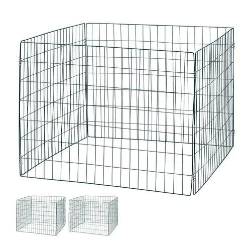 Relaxdays Komposter 560 L - Metall Komposter Set - Großer 560 L Steckkomposter aus robustem Stahl, ideal für effiziente Abfallverwertung im Garten. Perfekt für umweltbewusste Gärtner!