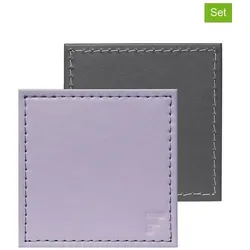 FREEFORM 4er-Set: Untersetzer in Lila - (L)10 x (B)10 cm