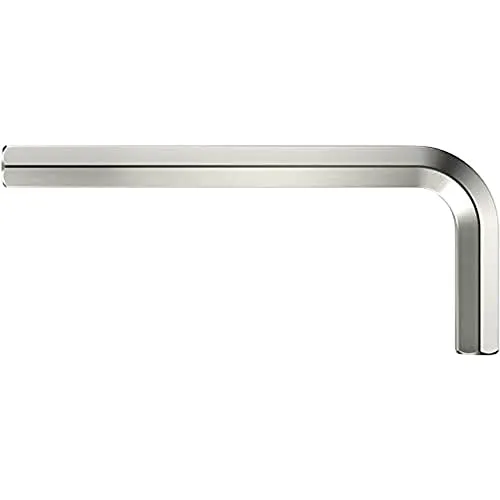 Wiha Stiftschlüssel Sechskant kurz, glanzvernickelt (01147) 3 x 64 mm, 23 mm