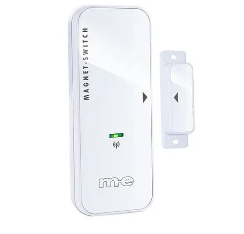 M-e modern-electronics 41131 Funkklingel Tür- / Fensterkontakt - Türklingelanlagen mit Funktechnik, erkennt das Öffnen von Türen oder Fenstern und sendet ein Signal an Ihre BELL-Türglocke.