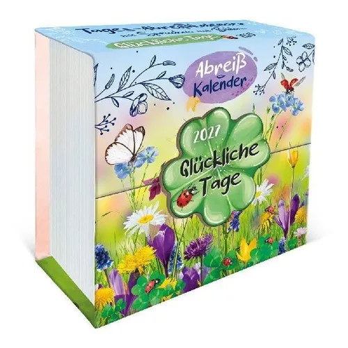 TRÖTSCH - Geschenkkalender Abreißkalender Glückliche Tage 2027 Trötsch Verlag Gm