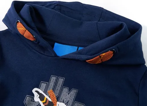 vidaXL Kinder-Kapuzenpullover Marineblau 104