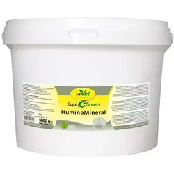 Equigreen HuminoMineral Pulver für Pferde 4 kg - Arzneimittel zur Unterstützung der Pferdegesundheit, enthält wertvolle Mineralstoffe und Huminsäuren für eine optimale Nährstoffversorgung.