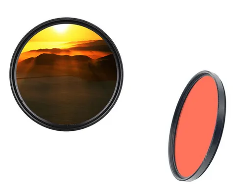 dHD DIGITAL Marken 37mm Farbfilter orange Full Filter Markenfilter 37 mm