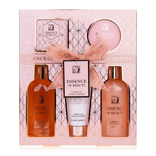 Accentra Badeset Essence of Beauty Vanilla & Sweet Almond Geschenkset