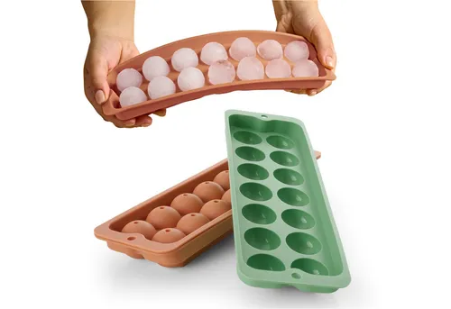 Blumtal Eiswürfelform Eiswürfelformen Silikon mit Deckel von Blumtal