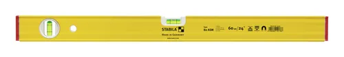 Stabila Wasserwaage LM mit Magnet 80ASM 120 cm - 19181 - Präzise Wasserwaage mit integriertem Magnet für einfache Anwendung auf Metalloberflächen, ideal für Bauprojekte und Heimwerker.