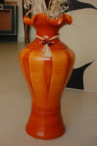 Edle Vase/Bodenvase aus Tonkeramik +++Handarbeit+++