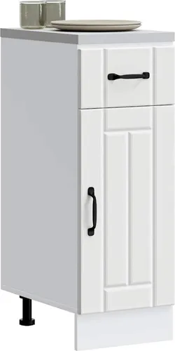 vidaXL Küchen-Unterschrank Lucca Weiß von vidaXL