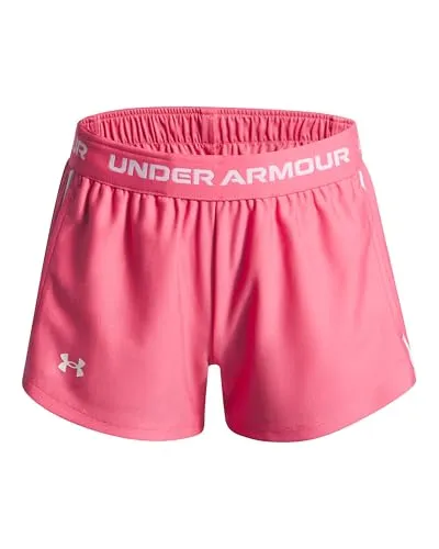 Under Armour Mädchen G Tech Play Up Shorts in pink von Under Armour