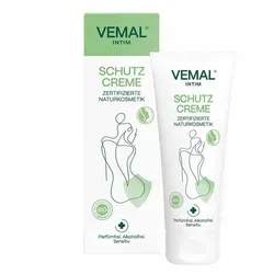 Vemal Intim Schutzcreme - Arzneimittel zur intensiven Pflege und Schutz der empfindlichen Intimzone, mit pflanzlicher Vaseline und wasserabweisender Formulierung - ideal bei Kontakt mit Wasser.