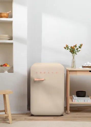 CREATE / RETRO FRIDGE 83.5 ROSE GOLD