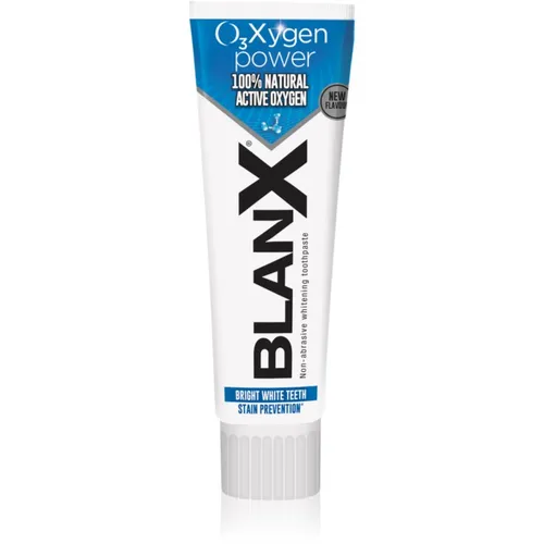 BlanX O3X Toothpaste natürliche Zahncreme für schonendes Bleichen und zum Schutz des Zahnschmelzes 75 ml
