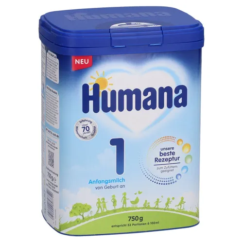 Humana 1 Anfangsmilch 5hmo 750 g