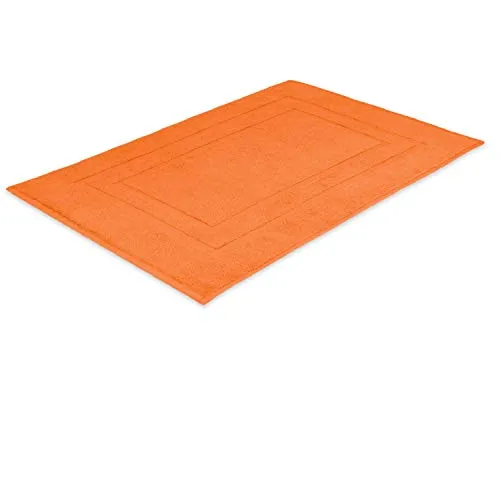 EXKLUSIV HEIMTEXTIL Frottier Handtücher Badvorleger 50 x 80 cm Terrakotta 700 g