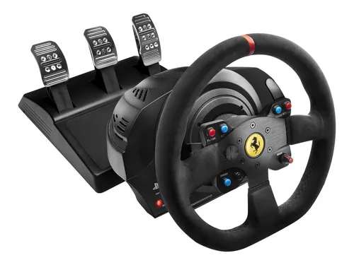 Thrustmaster Ferrari T300 Integral Racing Alcantara Lenkrad und Pedale-Set - für PlayStation und PC, authentisches Racing-Erlebnis mit hochwertiger Verarbeitung