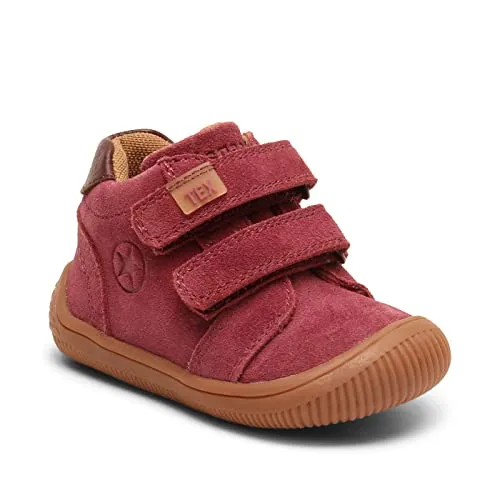 Bisgaard Sigge Tex Sneaker für Kinder, Old Rose, 24 EU - Hochwertige Leder-Sneaker mit druckknopfverschluß, ideal für aktive Kinder und perfekt für jeden Anlass.