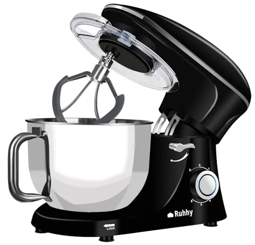 Küchenmaschine Rührmaschine 16745 mit 6,2 l Edelstahl Schüssel - Universalküchenmaschine mit 2200 W Leistung, 6 Geschwindigkeitsstufen und umfangreichem Zubehör für kreative Backideen – ideal für große Portionen!