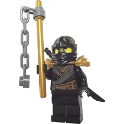 LEGO Ninjago: Cole (Rebootet) mit Zubehör - Schwarz
