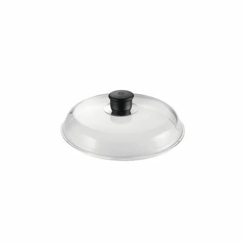SCHULTE-UFER Pfannendeckel Claas, Ø 28 cm - Praktischer Glasdeckel mit elegantem Kunststoffknopf, schützt Ihre Finger vor Hitze. Ideal für Schulte-Ufer Pfannen, perfekt für köstliche Menüs!