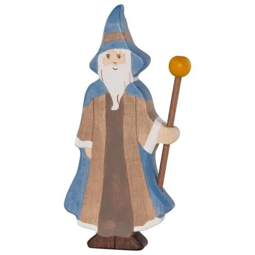 Holztiger 80601 Zauberer 18 cm Holzfiguren Serie Menschen