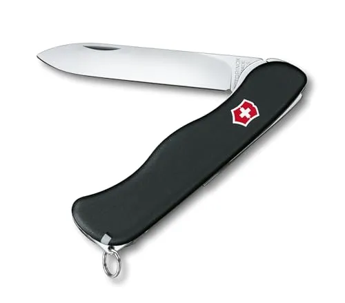 Victorinox Schweizer Taschenmesser Sentinel – Multitool mit 4 Funktionen - Taschenmesser mit großer Feststellklinge, ideal für Outdoor-Abenteuer. Hergestellt in der Schweiz, vereint es Qualität und Funktionalität.
