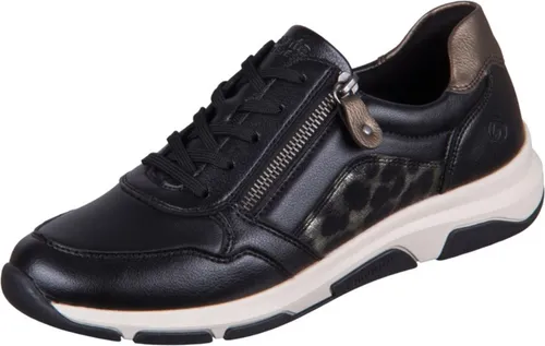 Remonte Damen D1S01 Sneaker, Schwarz, 37 EU - Damen-Sneaker mit Komfortweite, herausnehmbarer Einlegesohle und extra weichem Fußbett für optimalen Tragekomfort.