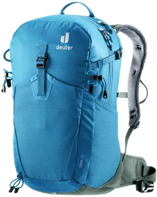 deuter Trail 24 Klettersteig Wanderrucksack - ergonomisch und leicht, ideal für Klettersteige und Wandertouren, mit flexibler Regenhülle und Trinksystem-Vorrichtung