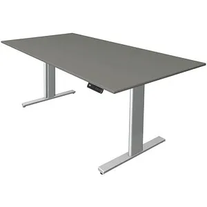 Kerkmann Schreibtisch Move 3 Tube - Elektrisch höhenverstellbar - Kinderschreibtische mit Elektroantrieb, 2 Motoren und Memory-Funktion für individuelle Höhenanpassung. Ideal für ergonomisches Arbeiten und Wachstum.