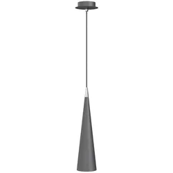 Maytoni Pendelleuchte Pendant, Schwarz, Metall, Kürzbar - Hängelampe in konischer Form, 8x32x8 cm, beliebig kürzbar für individuelle Raumgestaltung und gleichmäßige Lichtverteilung.