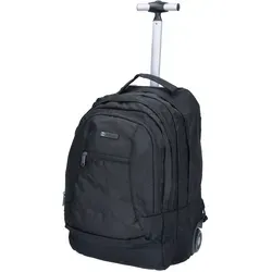 TheTrueC Rucksack Trolley Black - praktischer Rucksack mit Trolley-Funktion, ideal für Reisen und den Alltag