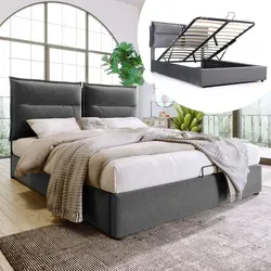 Flieks Polsterbett Hydraulisches Boxspringbett 140x200cm