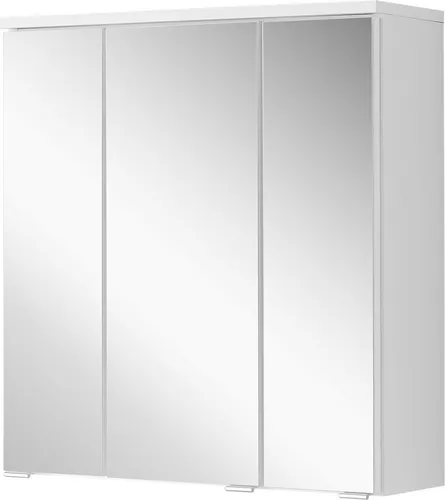 Held Möbel 3D-Spiegelschrank Porta 60 cm - Badezimmerschrank in modernem Design, 60 cm breit, aus hochwertigem MDF, bietet viel Stauraum und einen praktischen Spiegel für Ihr Badezimmer.