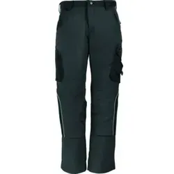 FHB BRUNO Arbeitshose Twill anthrazit-schwarz Gr. 58 von FHB