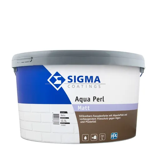 Produktbild Sigma Aqua Perl Fassadenfarbe 12,5L