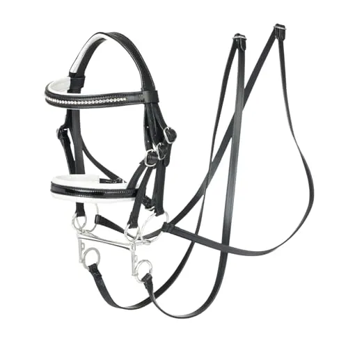 LeMieux Hobby Horse Double Bridle Trense in schwarz von LeMieux