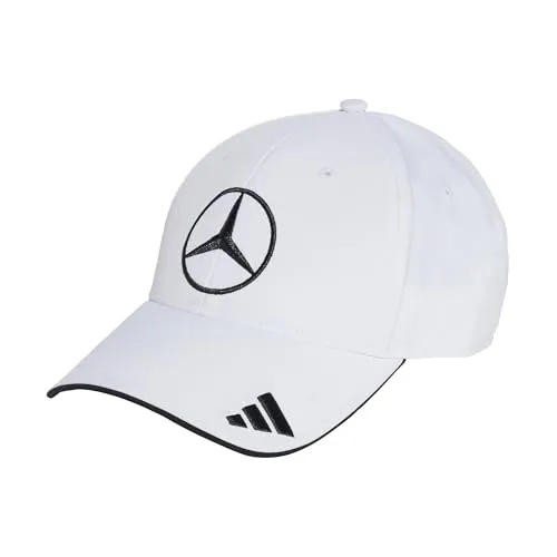 Adidas Unisex Mercedes - AMG Petronas Formula ONE Team Driver Cap, White/Black, L