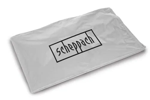 Scheppach Abdeckhaube Plane Grau 1050 x 1200 x 1100 mm - Holzspalter Abdeckhaube, wasserfest und UV30-resistent, schützt Ihre Geräte vor Witterungseinflüssen.