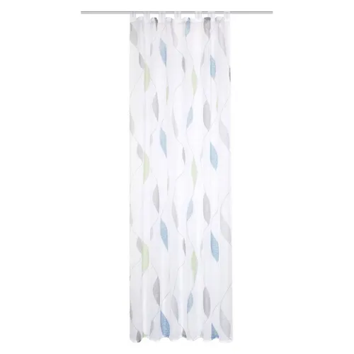 Schlaufenschal PAOLO - blau-grün - 140x145 cm