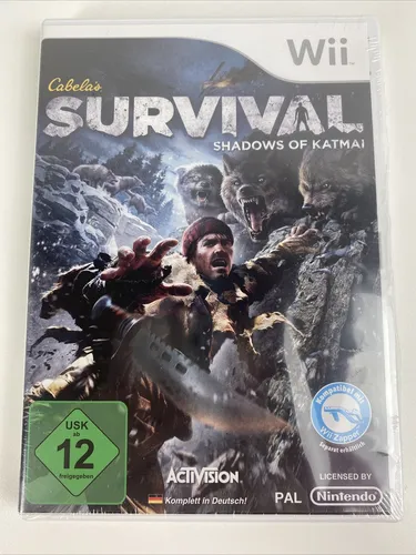 Cabela's Survival: Shadows of Katmai (Nintendo Wii, 2011, DVD-Box) NEU