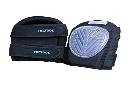 TECTOOL Knieschoner-Gel - Profi, DIN EN 14404 I 2 Riemen, ultraleichtes Design mit exzellenter Polsterung und rutschfesten Beschichtungen für maximalen Komfort und Sicherheit