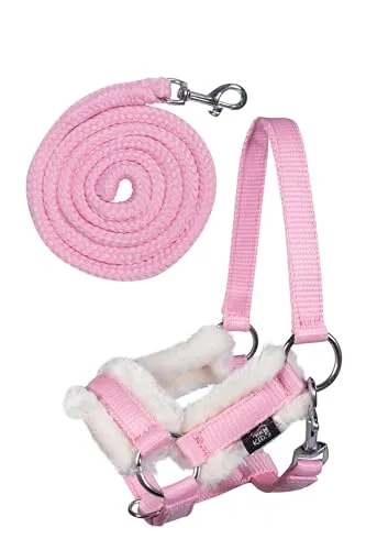 HKM SPORTS EQUIPMENT Hobby Horse Halfterset rosa von HKM Sports Equipment